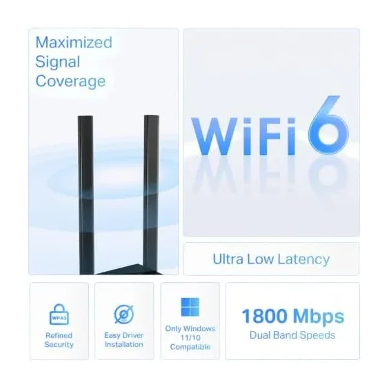TP-Link Archer TX20U Plus (WiFi 6 USB Adapter) — Detail / close-up