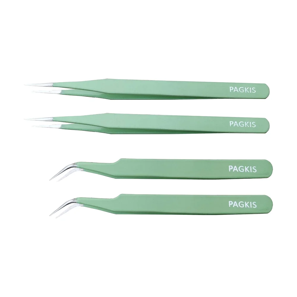 Anti-Static Precision Tweezers Set (6 pc) — Back view
