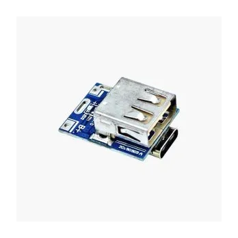 Type-C USB 5V 1A Step-Up Booster – Lithium Battery Charging and Protection Module for Power Bank — Power & Components — Back view