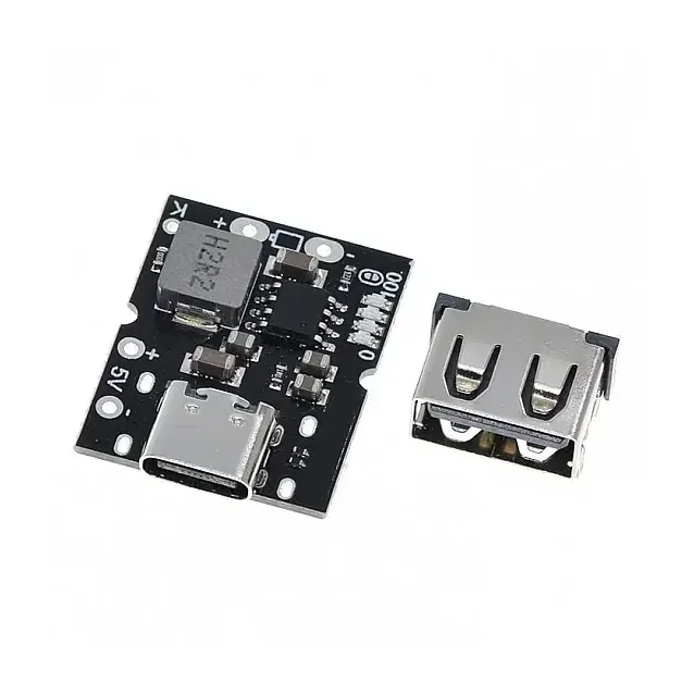 Type-C USB 5V 2A Step-Up Boost Converter with USB Charger — Power & Components