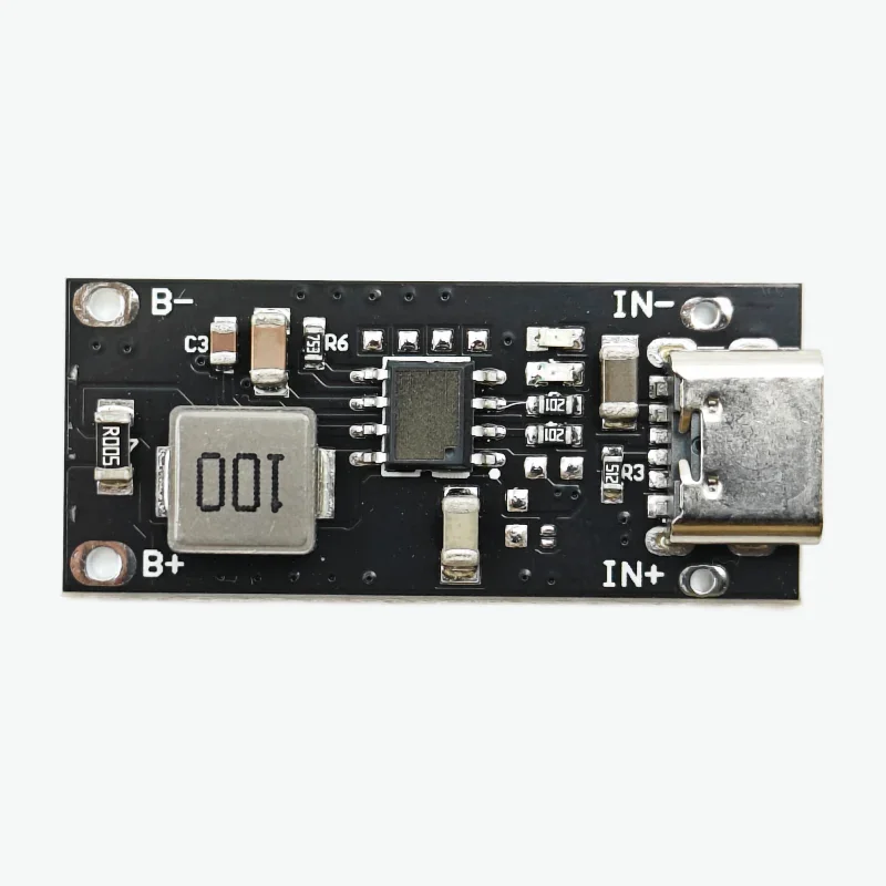 Type-C USB Input High Current 3A Polymer Ternary Lithium Battery Quick Fast Charging Board IP2312 CC/CV Mode 5V To 4.2V — Power & Components — Detail / close-up