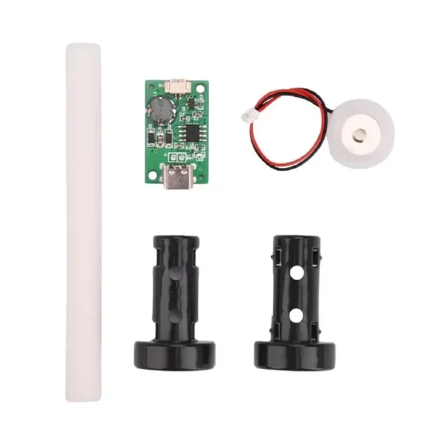 Type-C USB Ultrasonic Mist Maker Humidifier – 5V Atomizer Module with 108KHz Disc & PCB — Sensors — Detail / close-up
