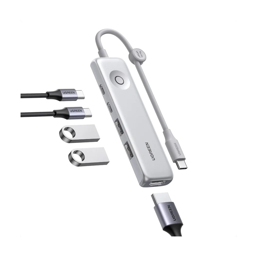 UGREEN USB-C 7-in-1 Hub — Back view