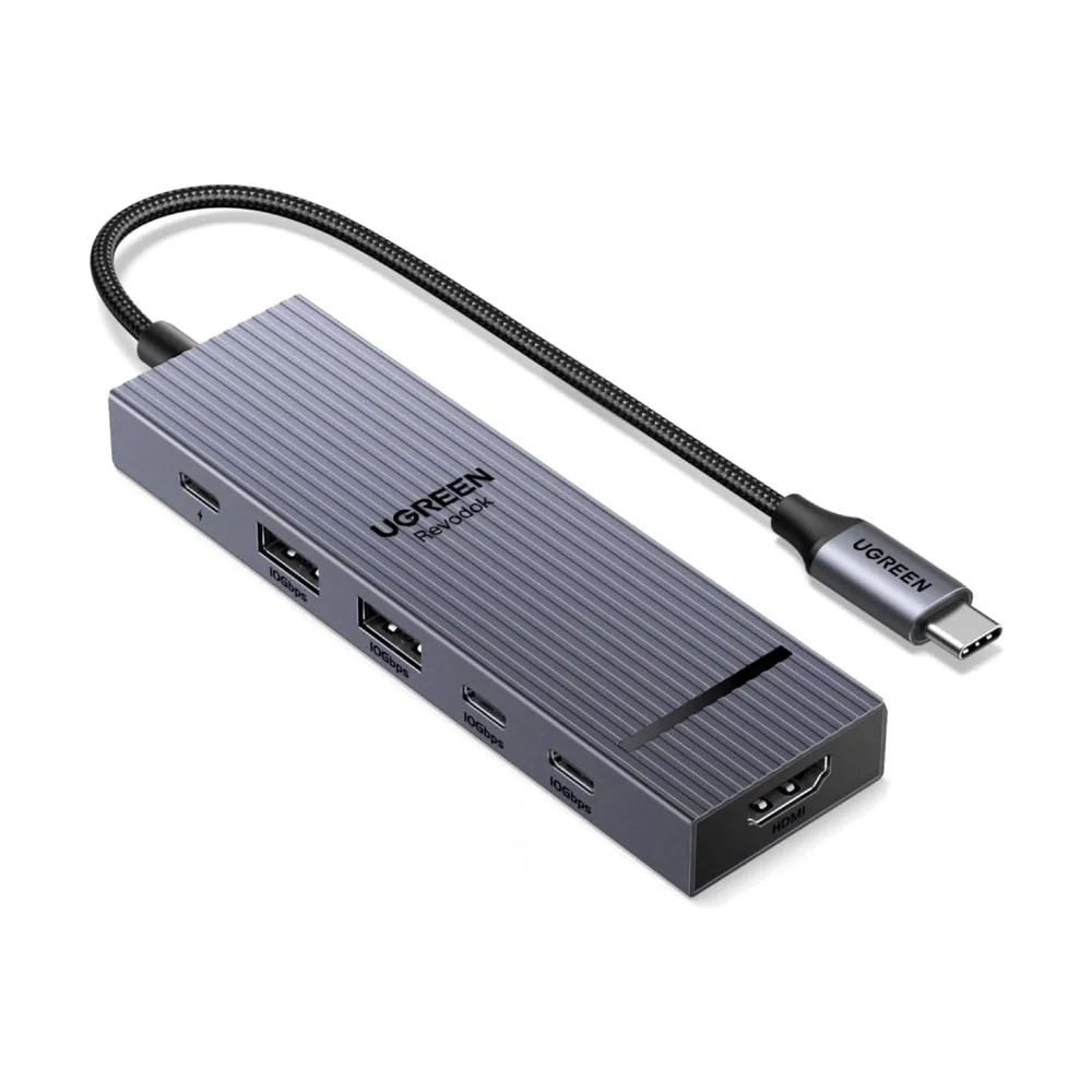 UGREEN USB-C 7-in-1 Hub — Connectors & Wires