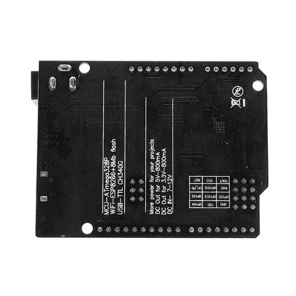 Uno+WiFi R3 AtMega328p+NodeMSU ESP8266 Compatible for Arduino UNO — Microcontrollers — Detail / close-up