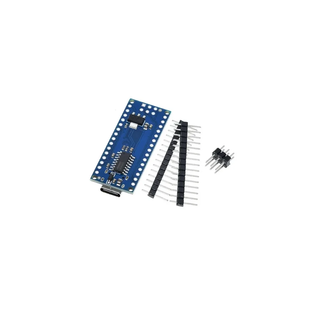 Unsoldered Nano V3.0 ATmega328P 5V 16MHz CH340 Type-C — Microcontrollers — Back view