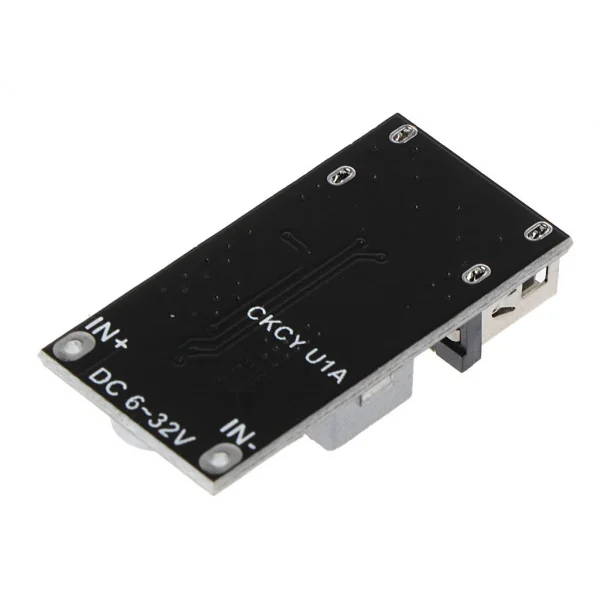 USB QC3.0 QC2.0 DC to DC Buck Converter Charging Module Fast Quick Charger — Power & Components — Back view