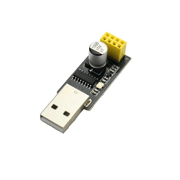 USB to UART/ESP8266 Adapter Programmer for ESP-01 Wi-Fi Modules with CH340G Chip — Microcontrollers — Detail / close-up