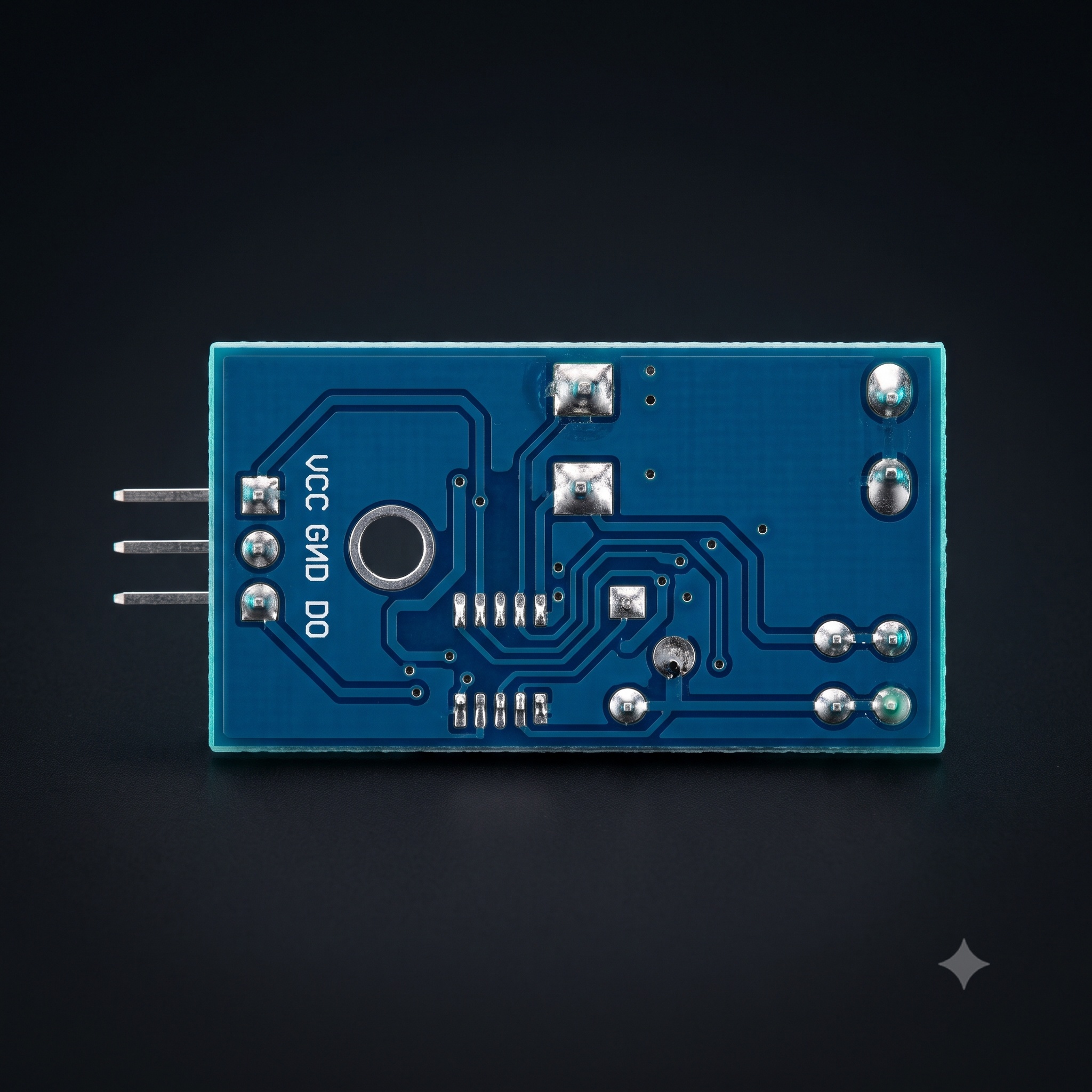 Vibration sensor module alarm Motion sensor module vibration switch SW-420 — Sensors — Back view