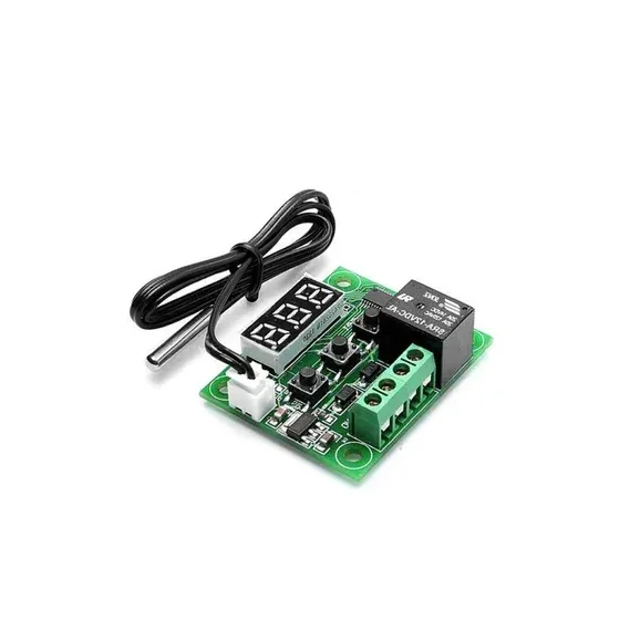 W1209 Digital Temperature Controller Thermostat Module with Display and Waterproof Temperature Sensor — Sensors