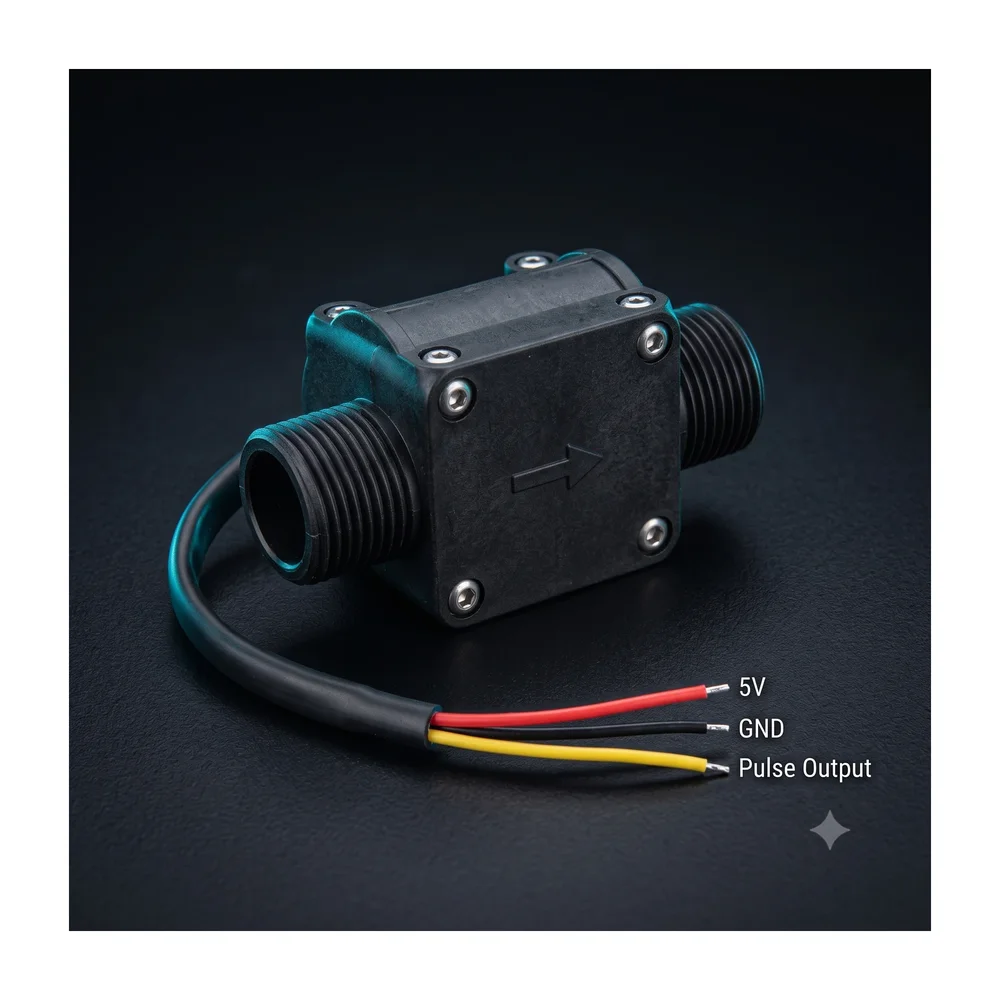 Water Flow Sensor — Back view
