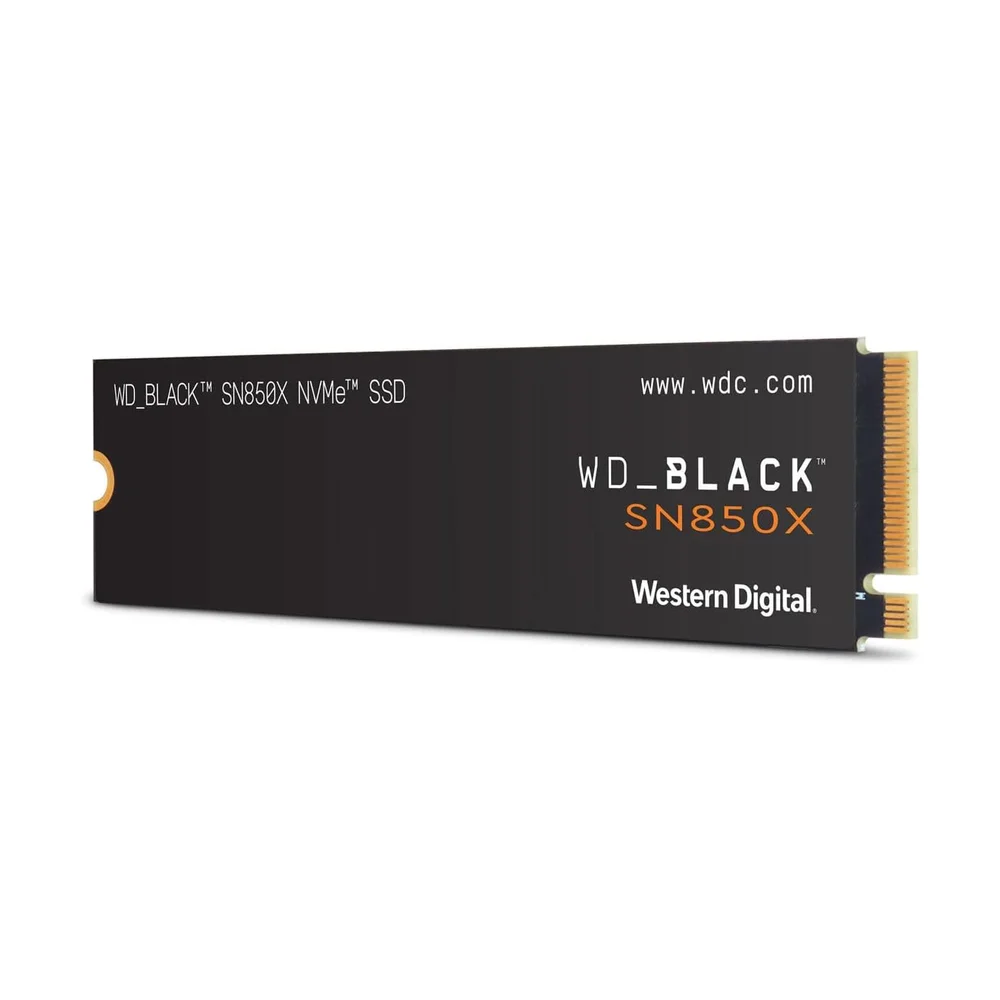 WD Black SN850X 2 TB NVMe — Back view