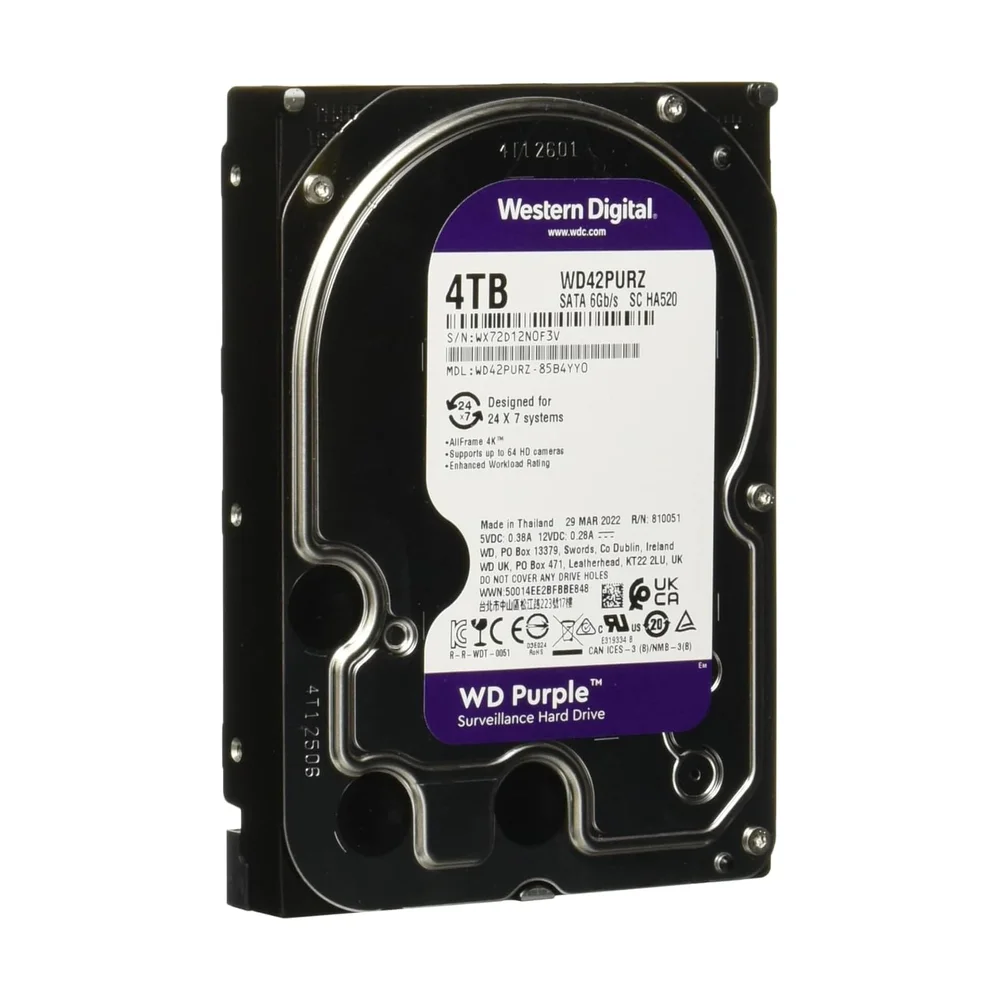 WD Purple 4 TB Surveillance HDD — Storage