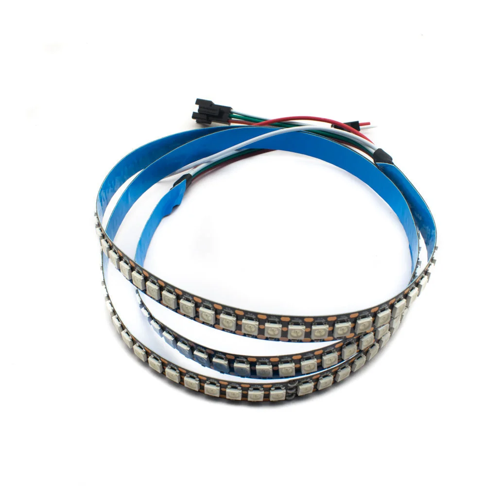 WS2812B Non-Waterproof 144 LED/M Addressable Pixel Strip for Arduino 5 METER — Power & Components — Detail / close-up