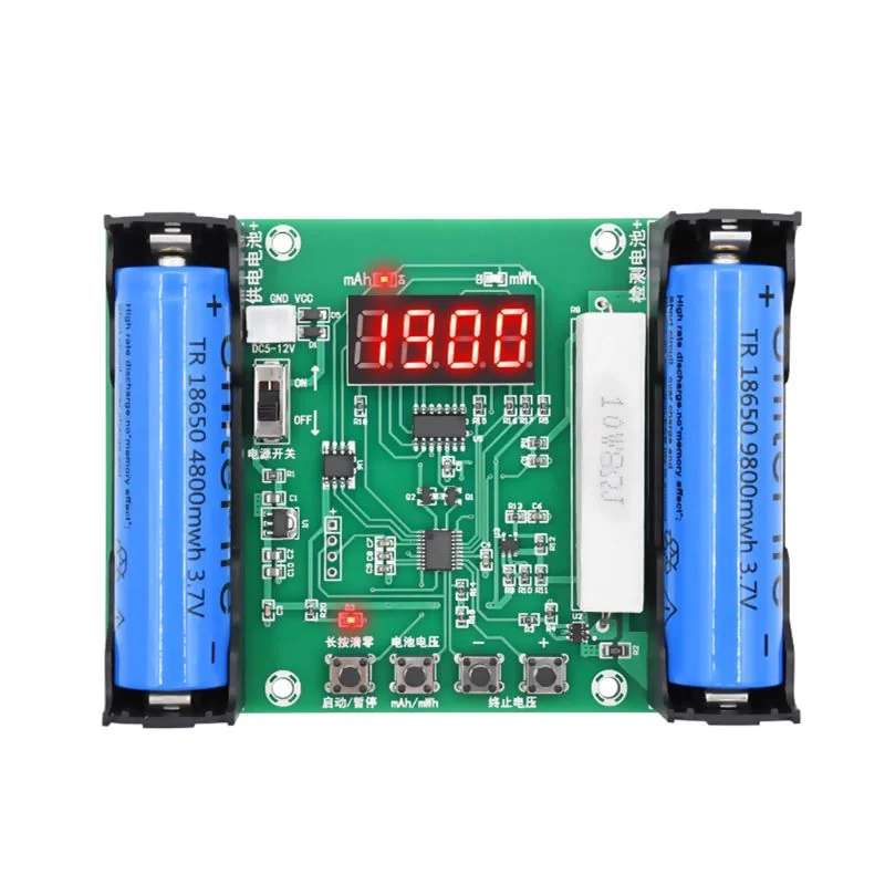 XH-M240 Battery Capacity and Discharge Energy Testing Meter For 18650 Lithium-Ion Battery — Power & Components — Pinout diagram