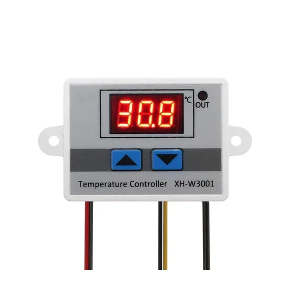 XH-W3001 DC 12V 120W Digital Microcomputer Thermostat Switch — Sensors — Pinout diagram