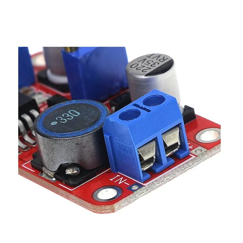 XL6019 DC-DC 5A Adjustable Boost Power Supply Module — Power & Components — Back view