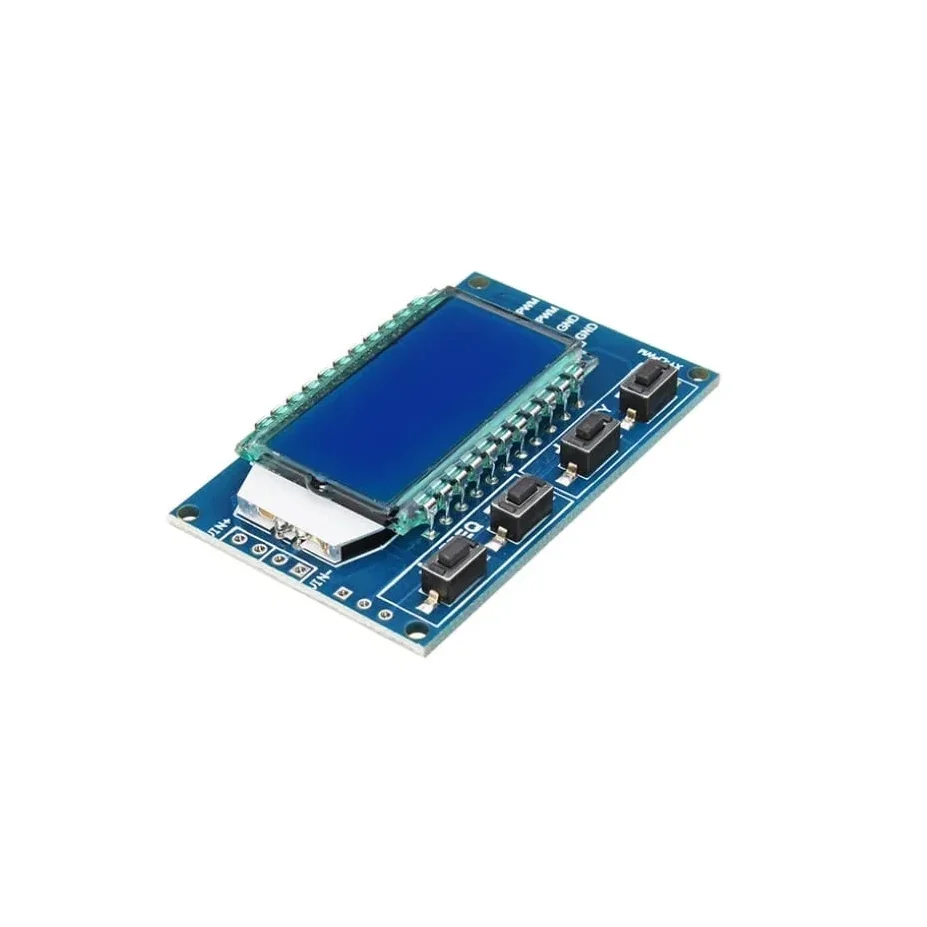 XY-LPWM Signal Generator PWM Pulse Frequency Duty Cycle Adjustable Module LCD Display Module — Power & Components