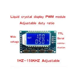 XY-LPWM Signal Generator PWM Pulse Frequency Duty Cycle Adjustable Module LCD Display Module — Power & Components — Pinout diagram