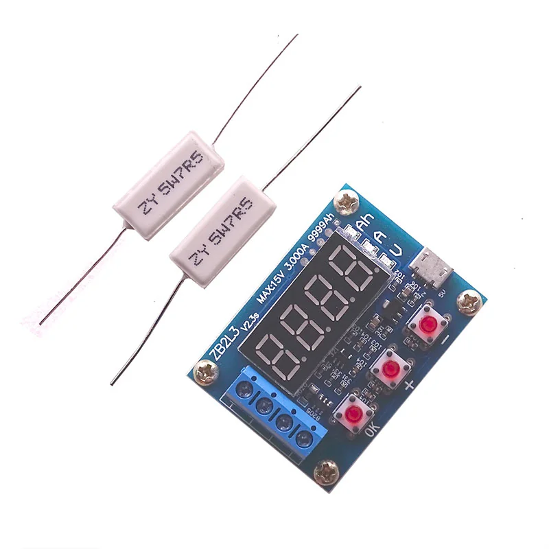 ZB2L3 18650 Li-ion Lithium Lead-acid Battery Capacity Meter Discharge Tester Analyzer — Power & Components