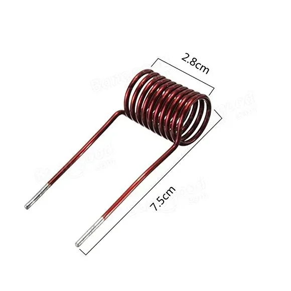 Mini ZVS Induction Heating Board Flyback Driver Heater DIY Cooker+ Ignition Coil — Power & Components — Detail / close-up